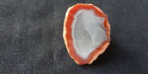 Achát s křišťálem - Maroko