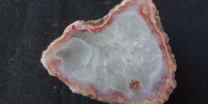 Achát s křišťálem - Maroko